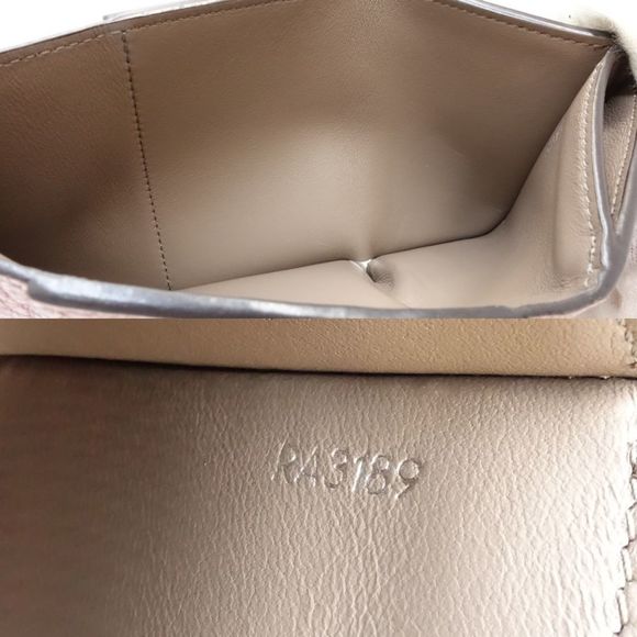 LOUIS VUITTON Pink Leather Wallet - Picture 9 of 10